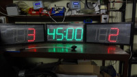 Prijenosni sportski semafor 150x25x2 cm,univerzal V2.0,interval tajmer