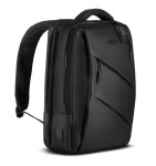 Elegantni crni ruksak za laptop sa USB-om