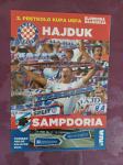 Hajduk - Sampdoria poseban prilog, Kup UEFA