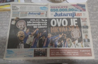 samo naslovnica JutarnjiLIST ENGLESKA HRVATSKA 2-3 OVO JE HRVATSKA HNS