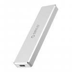 Orico vanjsko mini kućište M.2 SSD, USB 3.1 Type-C, srebrno | Novo R1