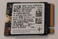 Samsung NVMe SSD 512GB M.2 2230 30mm PCIe Gen3 x4 PM991