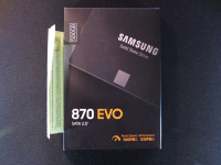 SSD 500GB Samsung 870 EVO SATA 2.5" 560MBps MZ-77E500B / 5g. garancije