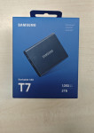 SSD eksterni Samsung Portable T7 2TB USB-C sivi, ZAPAKIRANO!