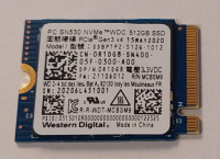 Western Digital PC SN530 NVMe M.2 2230 30mm PCIe Gen3 x4 SDBPTPZ--512G