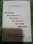 Aermacchi, Harley Davidson, knjižica s uputstvima na Talijanskom