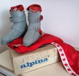 "Alpina" pancerice i dječje hlače za skijanje (Ex YU)