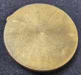 Antikna srebrna pudrijera – srebro 800, Europa, rani 20. st.