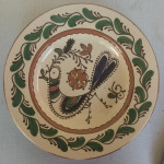 antique keramički seljački tanjur