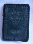 ASSICURAZIONI GENERALI 1831. TRIESTE - KOŽNE KORICE OD NOTESA