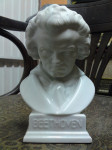 BEETHOVEN  - FIGURA - BIJELI PORCULAN - HERENDI - VISINA:21,0 cm