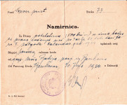BENKOVAC - NAMIRNICA 1924 g