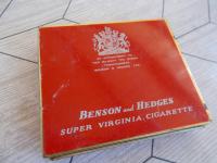 Benson,Hedges,stara metalna kutija od cigareta