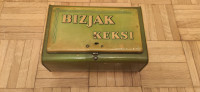 BIZJAK KEKSI Stara limena ambalaža