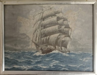 brod u oluji - stari goblen