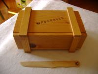 Drvena kutija Podravka + drveni nož za mazanje - RRR