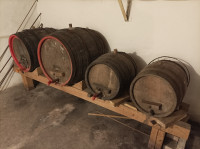 Drvene bačve, 3 komada
