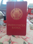 Dubrovačka banka, stara štedna knjižica iz 1998g
