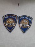 dvije policijske oznake hrvatske policije