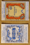 Dvije stare etikete Istravinoexport Umag Rijeka