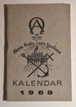 Džepni kalendar Blagovest 1968. Hrv. katolička crkva u Srbiji