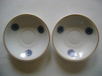 Fabrika porcelana Zaječar - dva mala tanjurića - ručno bojano