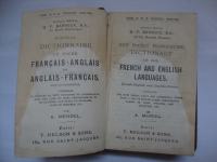 French-English,English-French dictionary by A.Mendel,Paris:T.Nelson&So