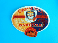 GAMBRINUS PIVO - Daruvarska Pivovara * pivska etiketa pivo Daruvar