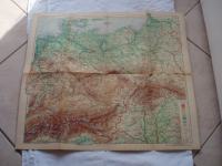 geografska karta DEUTSCHLAND 1942