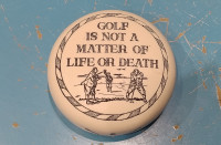 Golf, dekorativni uteg za papir iz 1970.tih