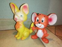 Gumene igračke lisica, Delacoste i miš Jerry, Ledra