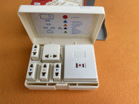 International voltage converter adaptor kit