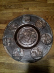 Istarski stari brončani tanjur