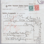 ISTITUTO NAZIONALE GESTIONE IMPOSTE - ZOLA PREDOSA 1942