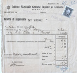 ISTITUTO NAZIONALE GESTIONE IMPOSTE - ZOLA PREDOSA 1943