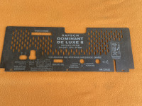 Kapsch Dominant de Luxe  II  - Zadnji poklopac od radija lampaša