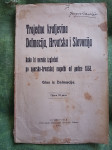 Knjižica, trojedna kraljevina Dalmacija, Hrvatska i Slavonija, 1911g
