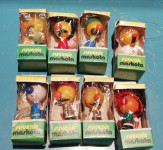 Kompasove maskote, 8 originalnih  privjesaka maskota