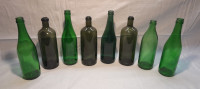 Komplet od 8 starih boca iz 1920-1950-tih godina