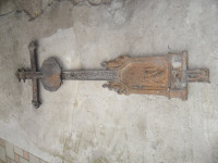 križ-raspelo 19.stolječe, tež.20kg,vis.155cm..---zamjene za starine