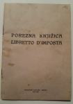 Libretto d'imposta Fiume Rijeka 1947. dvojezična HRELJIN