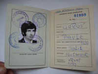 LIGA VETERANA ZNS-a - NOGOMETNI SAVEZ JUGOSLAVIJE - GAROV PAVLE