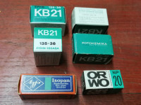 Lot od 6 kutija za film za fotoaparat