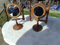 Mala drvena preklopna ogledala-zamjene za starine