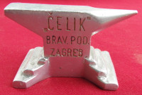 Mali urarski nakovanj od ljevanog aluminija