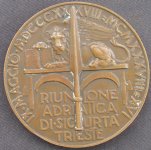 Medalja Riunione Adriatica di Sicurtà Trieste iz 1938 godine
