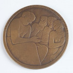 MEŠTROVIĆ, Ivan, medalja "Sokrat/Platon", original, bronca, dia.7,3 cm