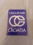metalna ploča Croatia osiguranja
