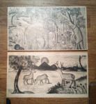 Lot drvenih razglednica