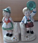 par porculanskih držača knjiga